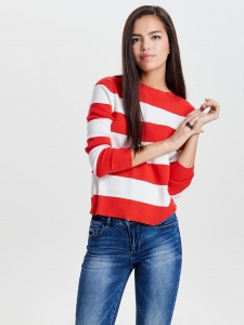 ONLY red striped jumper